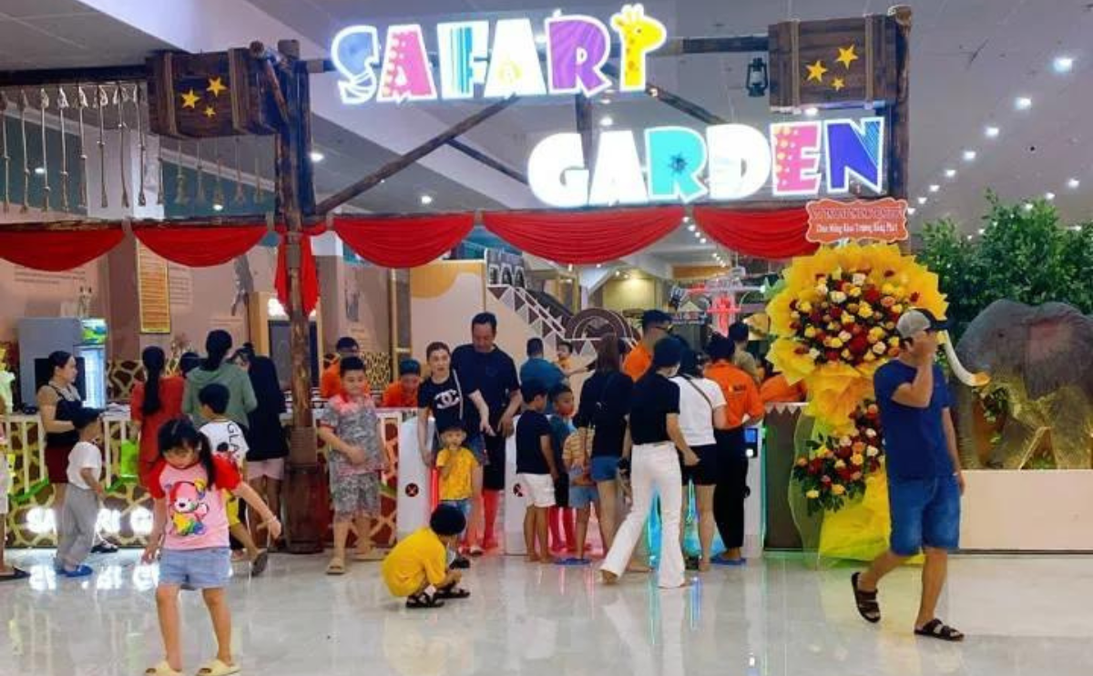 Khu vui chơi Safari Garden tại City Games Plus Kiên Giang sở hữu Vườn thú Safari Garden