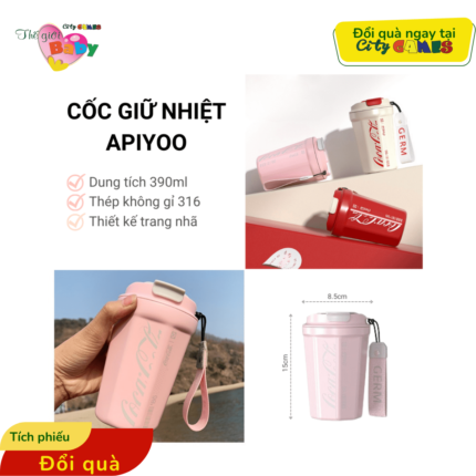 CỐC GIỮ NHIỆT API YOO - CITY GAMES