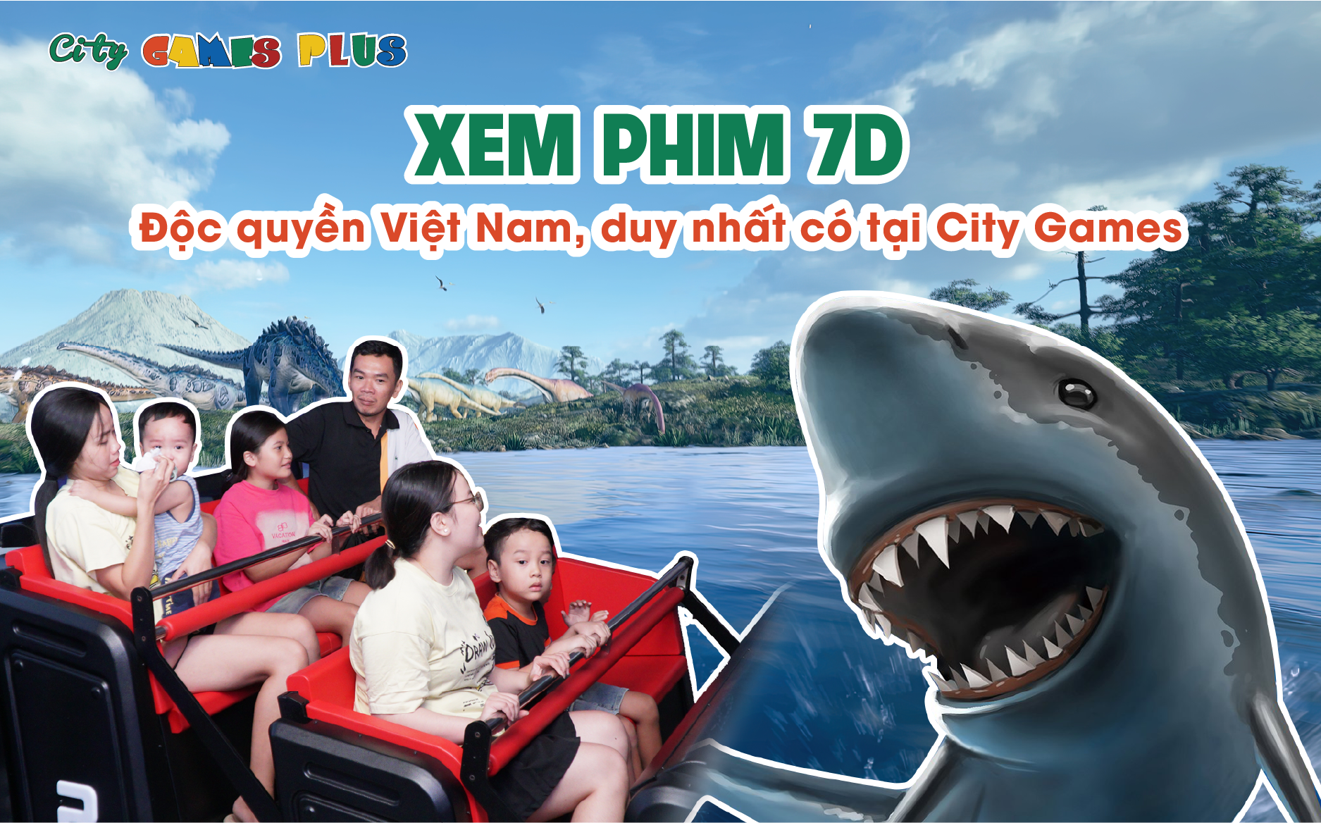 Xem phim 7D: Độc quyền Việt Nam, duy nhất có tại City Games Plus