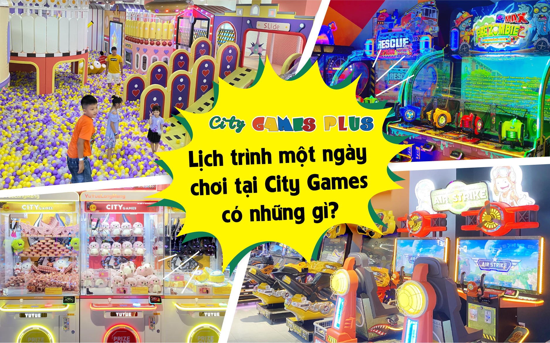 Lịch trình một ngày đi chơi Trung thu tại City Games Plus có những gì?