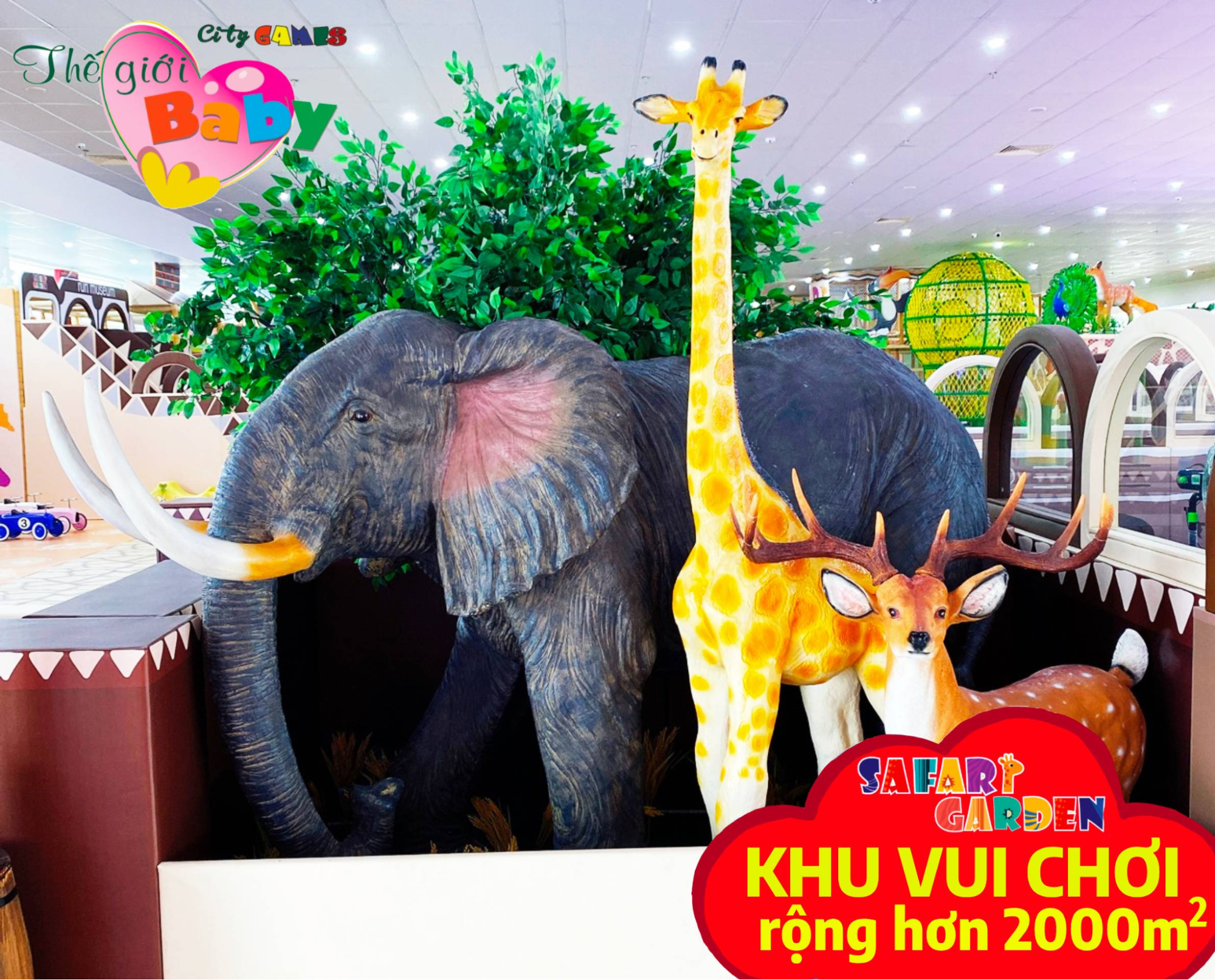 "Vườn thú" tại Safari Garden Kiên Giang