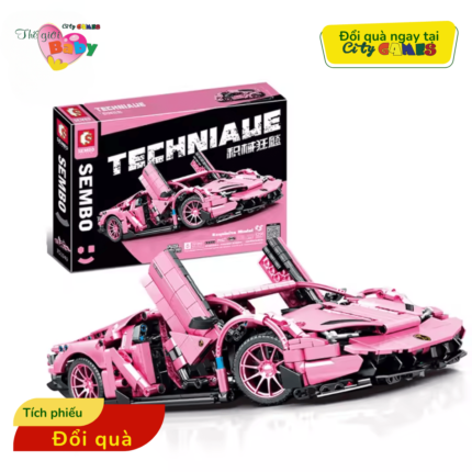 BỘ QUÀ ĐỔI LEGO SIÊU XE SEMBO BLOCK