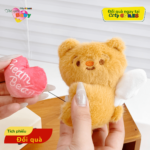 MÓC KHÓA NHỒI BÔNG ANGEL BABY BEAR