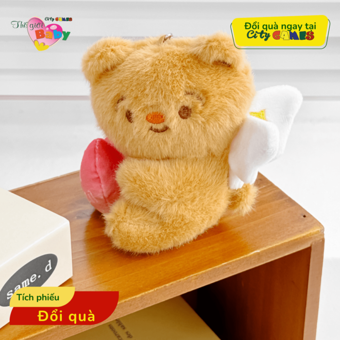 MÓC KHÓA NHỒI BÔNG ANGEL BABY BEAR