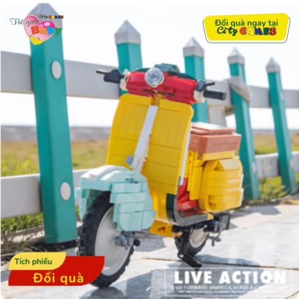 TÍCH ĐIỂM ĐỔI NGAY LEGO VESPA CHO BÉ