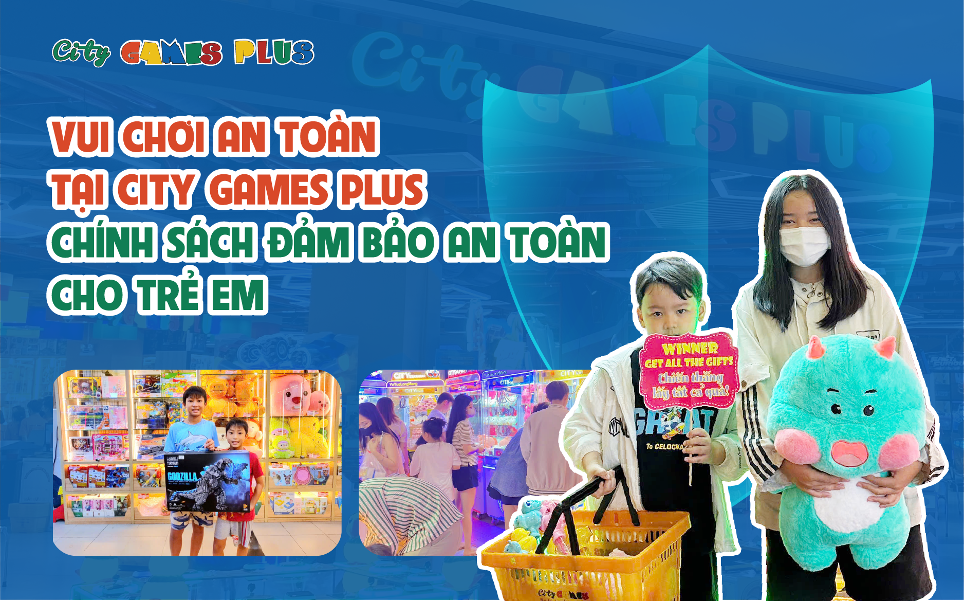 Vui chơi an toàn tại City Games Plus: Chính sách đảm bảo an toàn cho Trẻ em