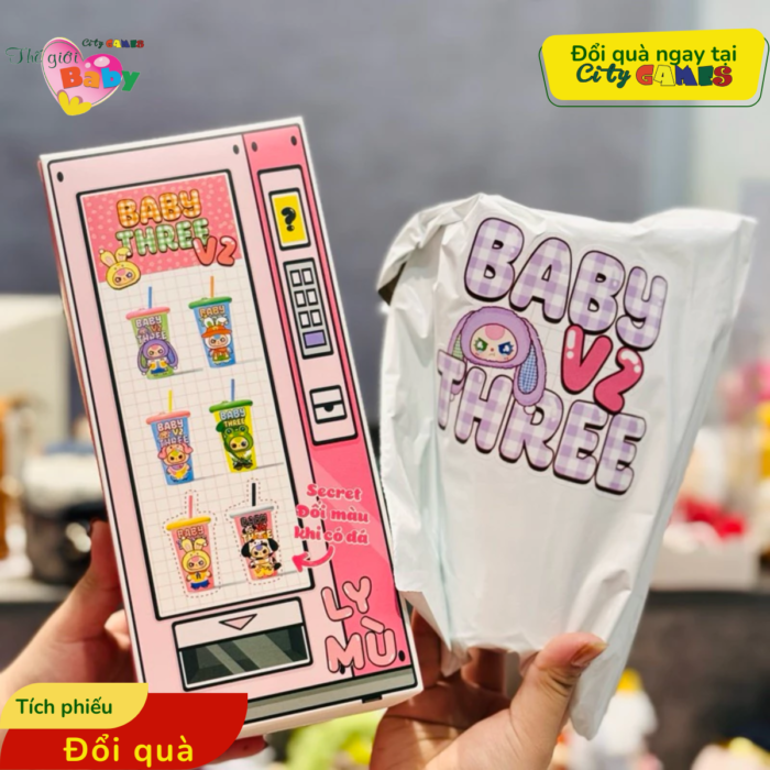 BLIND CUP BABY THREE | TÍCH PHIẾU ĐỔI QUÀ