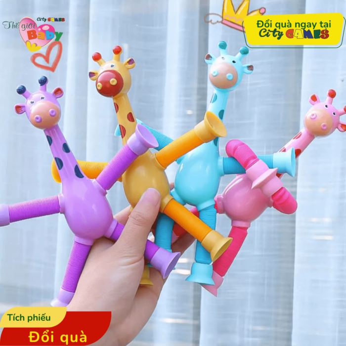 ĐỒ CHƠI HƯƠU CAO CỔ LÒ BIẾN HÌNH PHÁT SÁNG