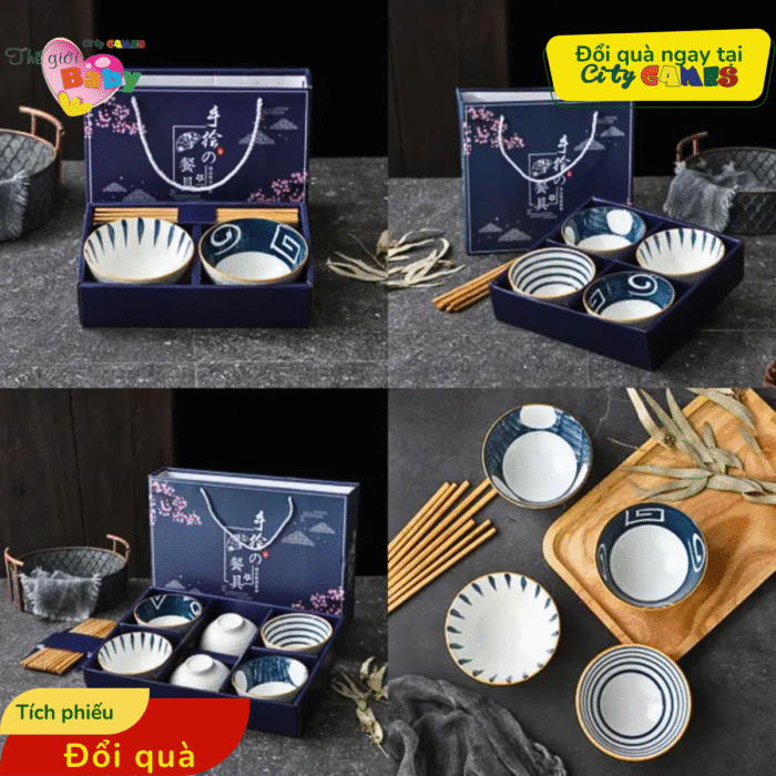 SET BÁT CHÉN ĂN CƠM PHONG CÁCH BOHEMIAN