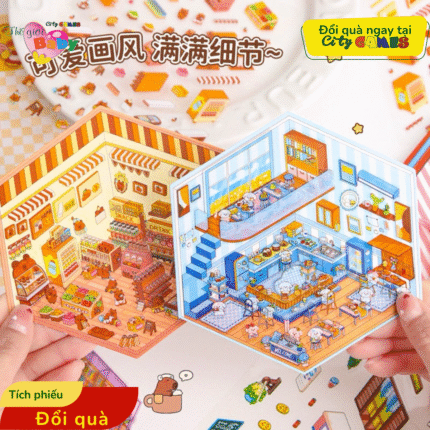 BỘ DÁN CẢNH QUAN STICKER 3D