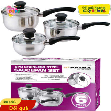 BỘ NỒI NẤU ĂN THÉP KHÔNG GỈ