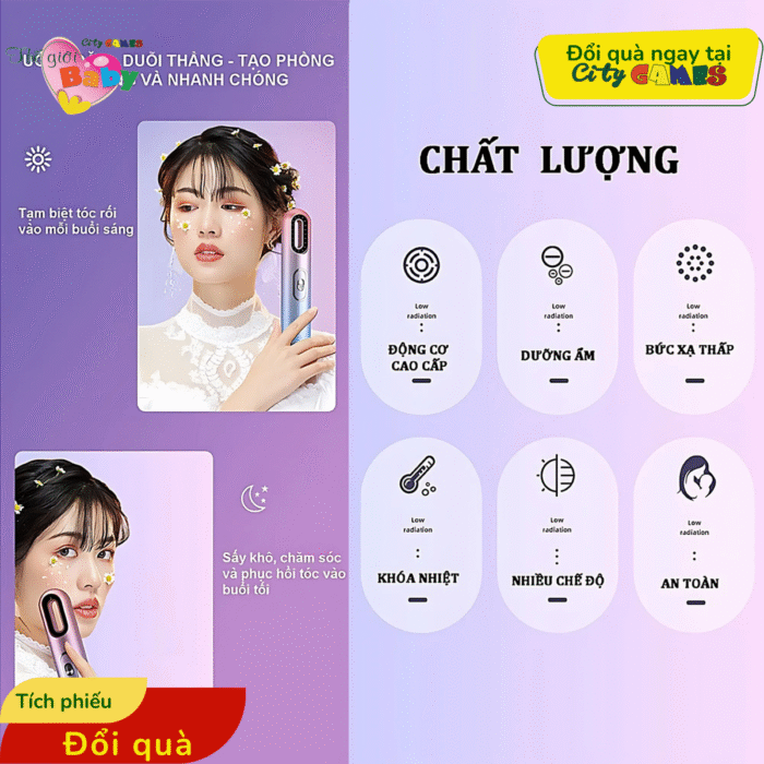 MÁY SẤY TÓC MINI MiKaKo
