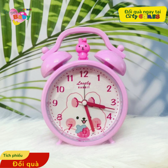 ĐỒNG HỒ BÁO THỨC HÌNH THỎ DỄ THƯƠNG