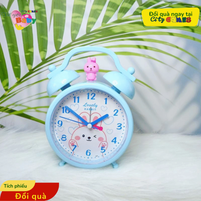 ĐỒNG HỒ BÁO THỨC HÌNH THỎ DỄ THƯƠNG