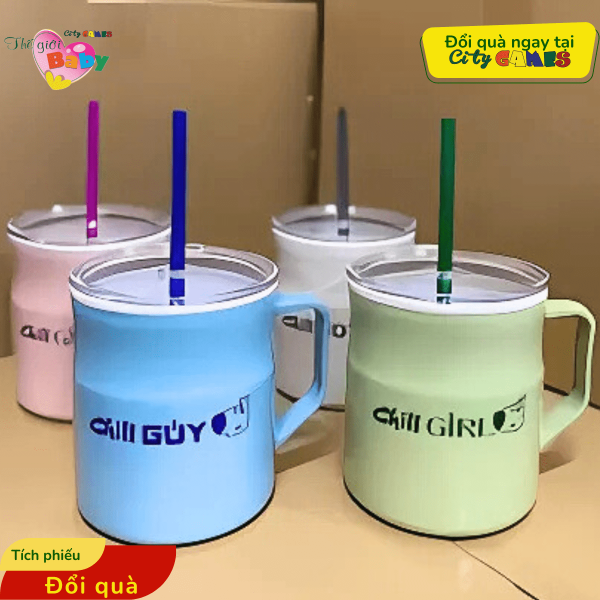 LY GIỮ NHIỆT TAY CẦM “CHILL GUY / CHILL GIRL”