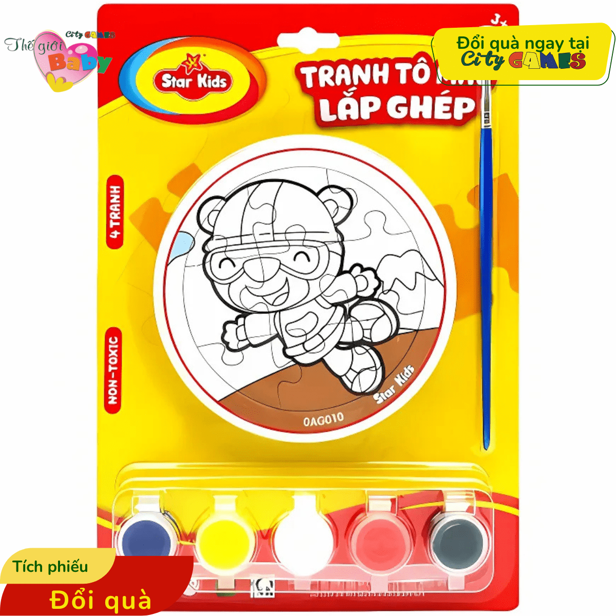 ĐỒ CHƠI TRANH TÔ MÀU LẮP GHÉP