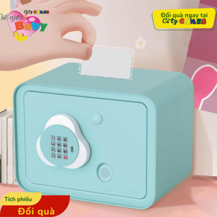 Hộp đựng tiền tiết kiệm hình két sắt mini