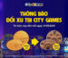 ĐỔI XU MỚI TẠI CITY GAMES
