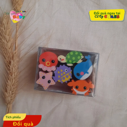 Set Gôm Hình Động Vật Biển