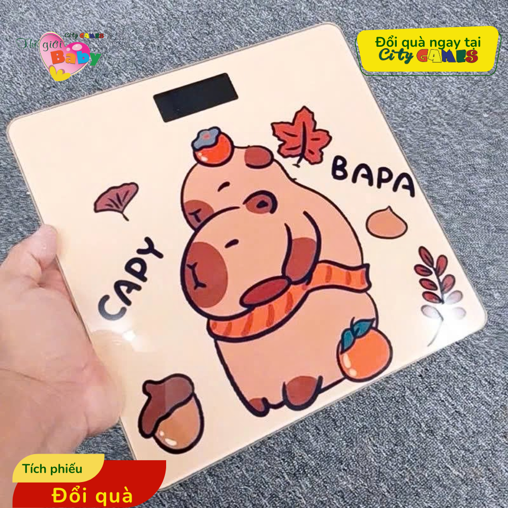 CÂN ĐIỆN TỬ HÌNH CAPYBARA SIÊU CUTE